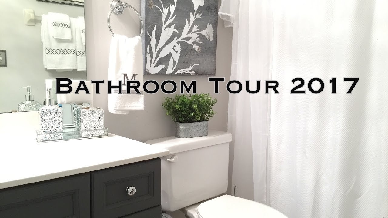 Bathroom Decor On A Budget Beautiful Bathroom Decorating Ideas &amp; tour On A Bud