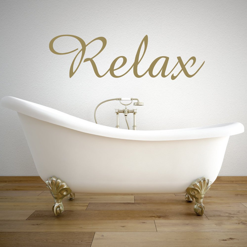 Bathroom Wall Art and Decor Inspirational Relax Wall Decal Relax Sign Bathroom Decor Bathroom Wall