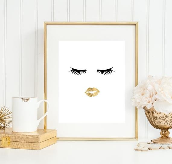 Bathroom Wall Art and Decor Unique Bathroom Wall Art Bathroom Art Print Makeup Art 5x7 8x10