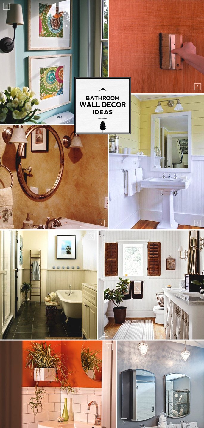 Bathroom Wall Art Ideas Decor Lovely Style Guide Bathroom Wall Decor Ideas