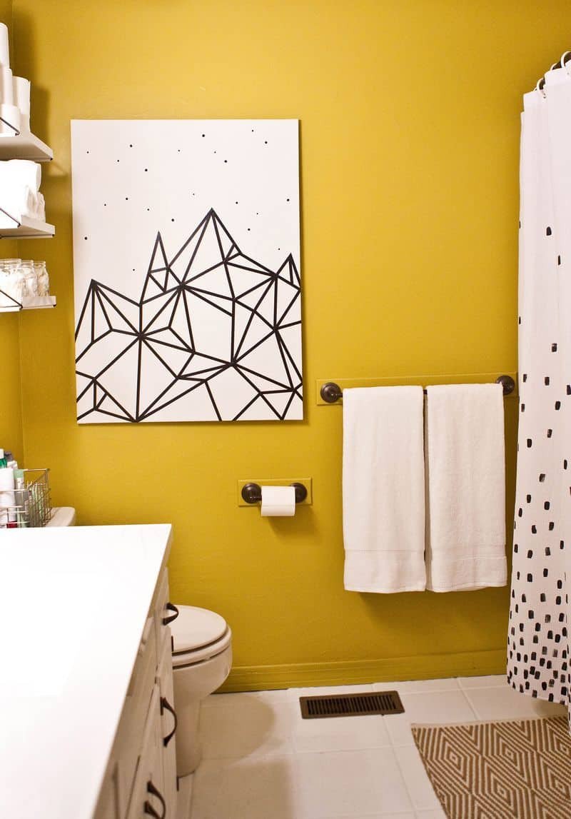 Bathroom Wall Art Ideas Decor Unique 10 Diy Wall Decorations with Washi Tape