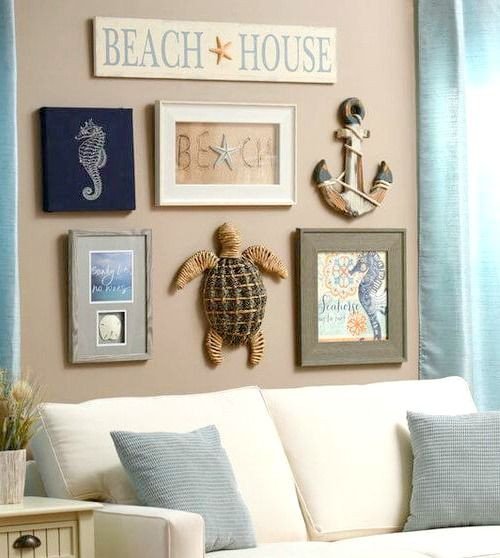 Beach themed Wall Decor Ideas Beautiful Coastal Beach Cottage Wall Decor &amp; Gallery Wall Ideas From Kirklands In 2019