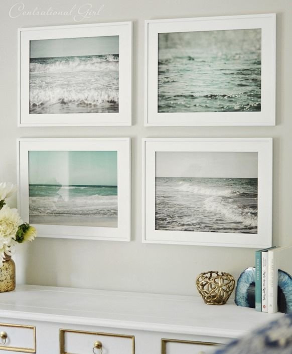 Beach themed Wall Decor Ideas Beautiful Set Of Framed Beach Prints What A Fresh Alternative to Framed Prints Of Shells or Fish to