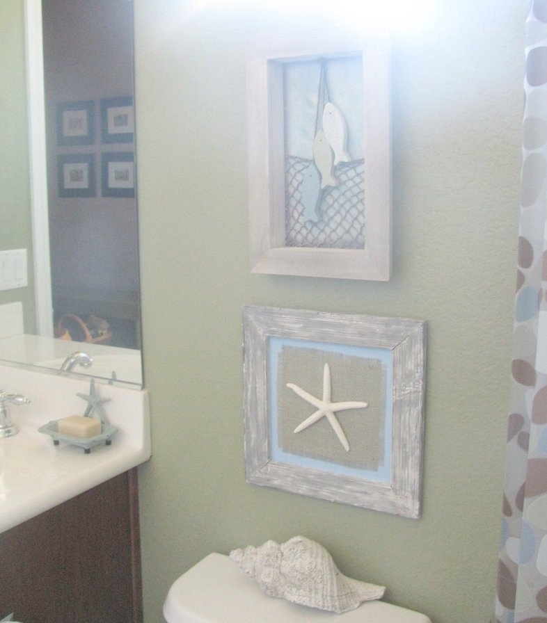 Beach Wall Decor for Bathroom Unique 23 Stunning Beach Style Bathroom Design Ideas