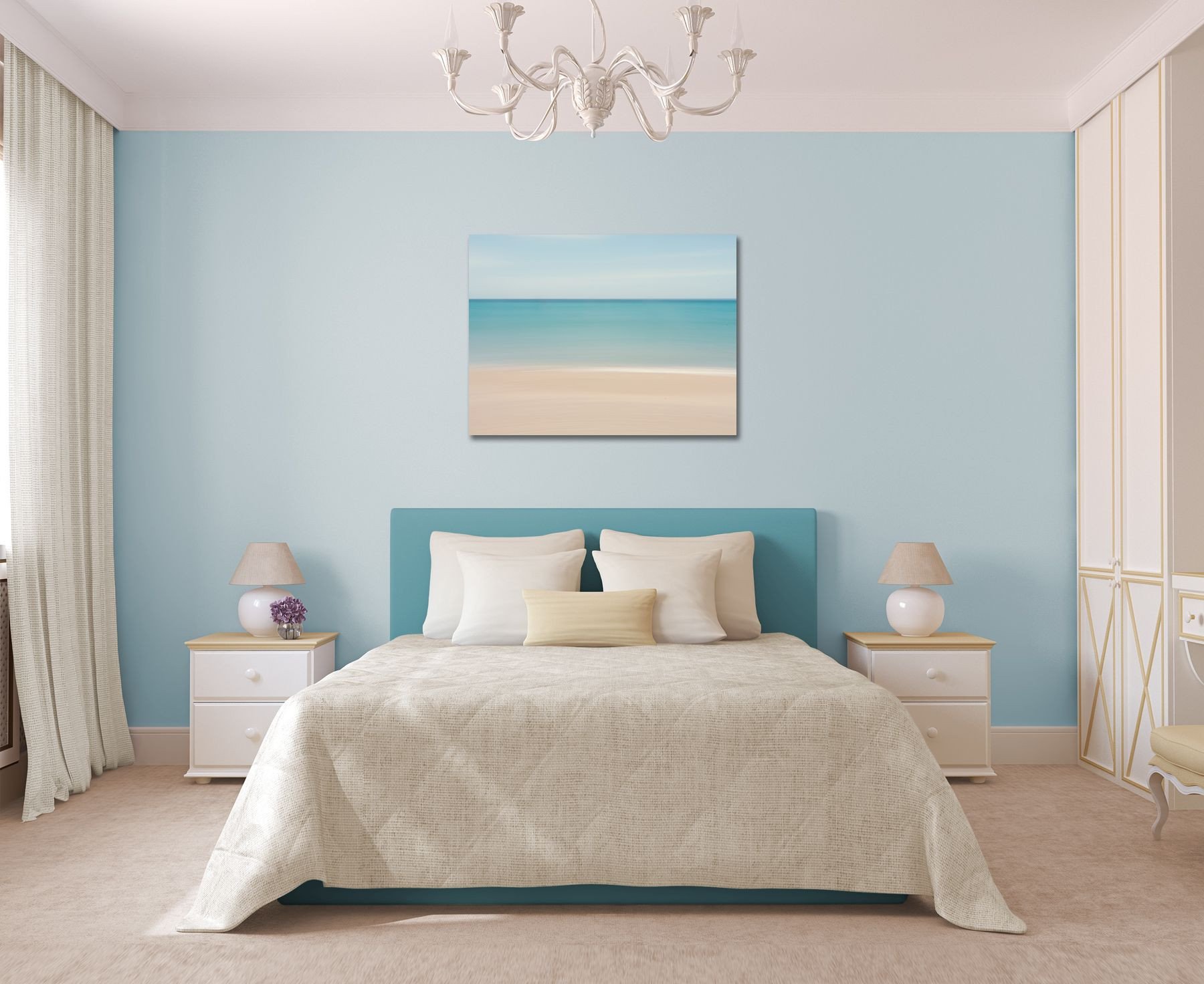 Beach Wall Decor for Bedroom Unique Abstract Caribbean Beach Canvas Gallery Wrap Beach Wall Decor Pinterest