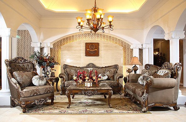 Beautiful Traditional Living Room Luxury Antique sofa Sets From Afd – Beautiful Replicas for An Elegant Living Room Traditional