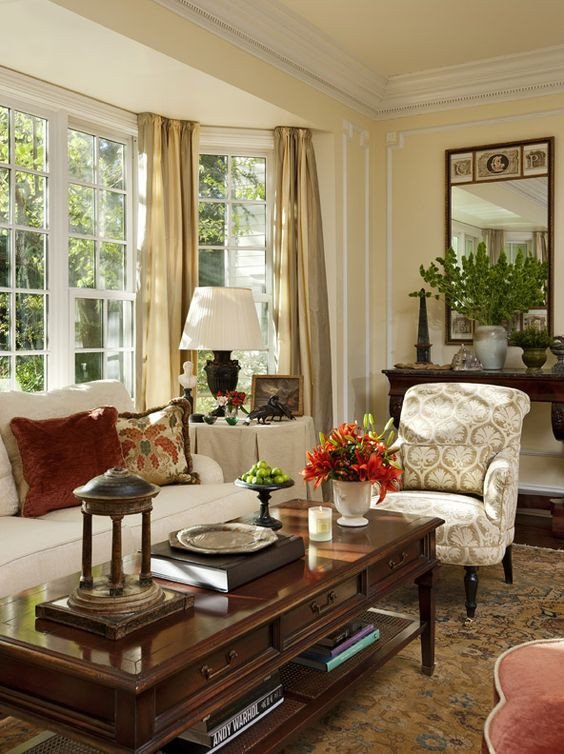 Beautiful Traditional Living Room Luxury Beautiful Classic and Window On Pinterest