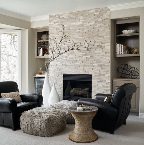 Beigh Modern Living Room Decorating Ideas Best Of Transitional Living Room In with Beige Walls Carpet and A Standard Fireplace Built In