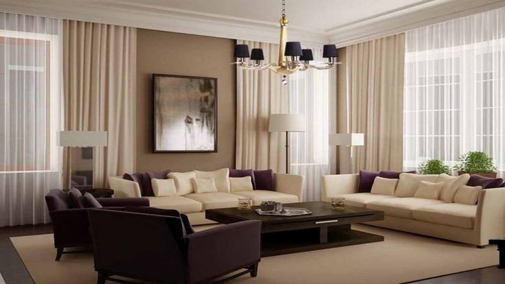 Beigh Modern Living Room Decorating Ideas Lovely Painting for Modern Living Room with Beige Curtain 1280×720