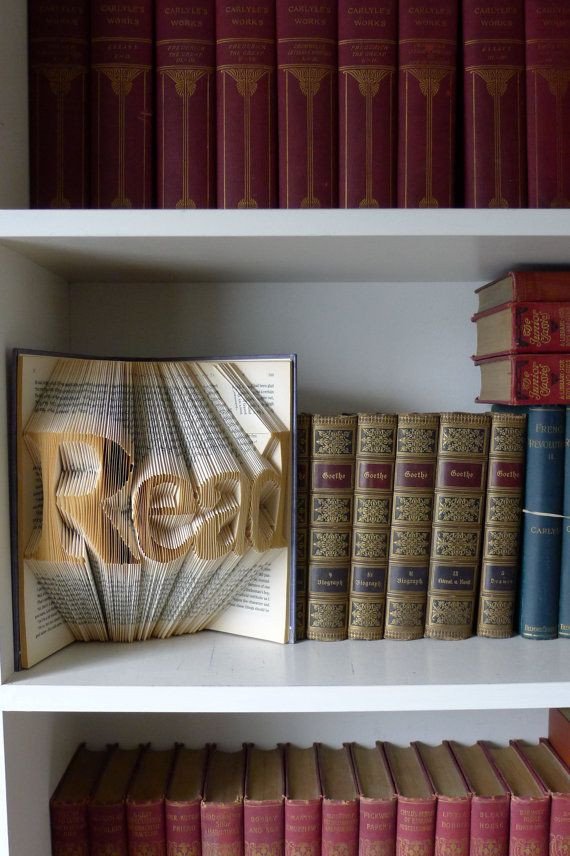 Best Selling Home Decor Items Beautiful Folded Book Sculpture Read Home Decor Gifts for Book Lovers Best Selling Items Teacher