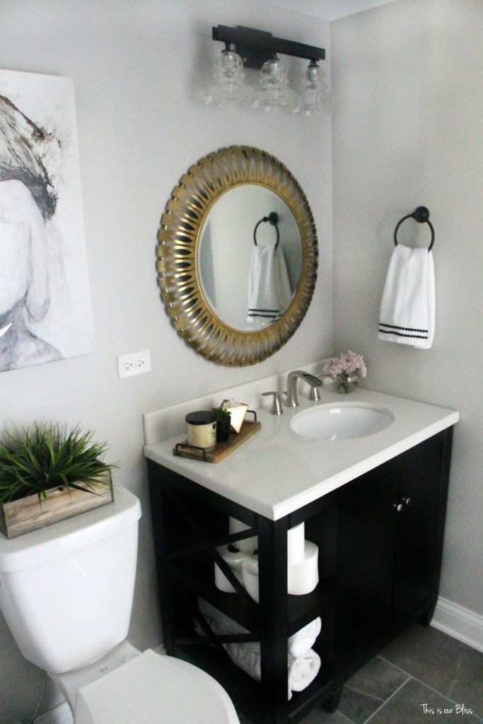 Black and Gold Bathroom Decor Lovely How to Create A Neutral Glam Bathroom