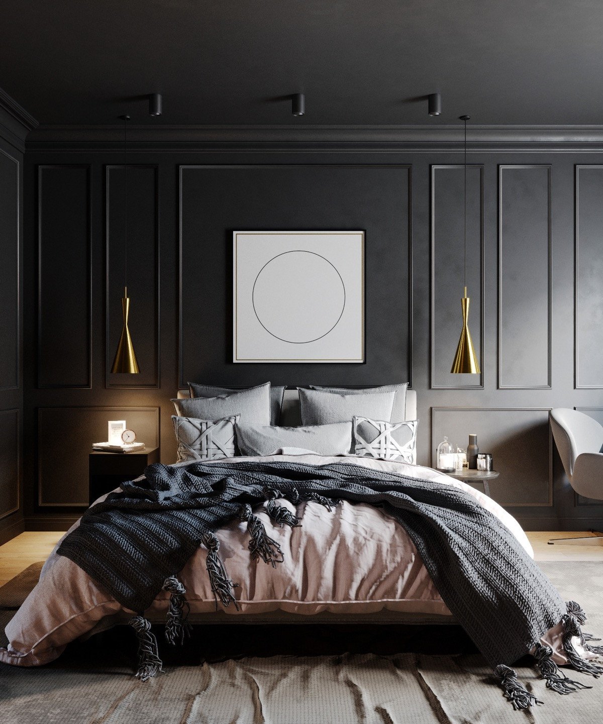 Black and Gold Bedroom Decor Lovely 51 Beautiful Black Bedrooms with Tips &amp; Accessories to Help You Design Yours