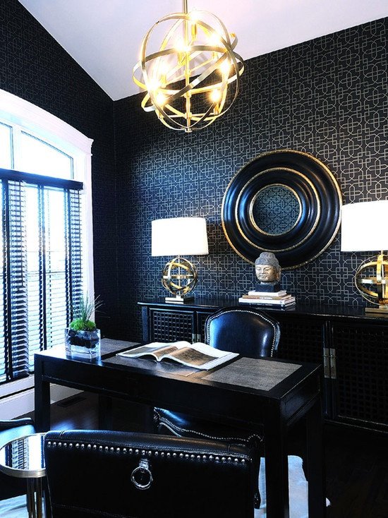 Black and Gold Home Decor Elegant Modern Home Fice Decorating Ideas