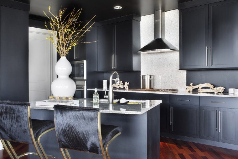 Black and Gold Kitchen Decor Inspirational Black &amp; White Naturalized Erika Brechtel