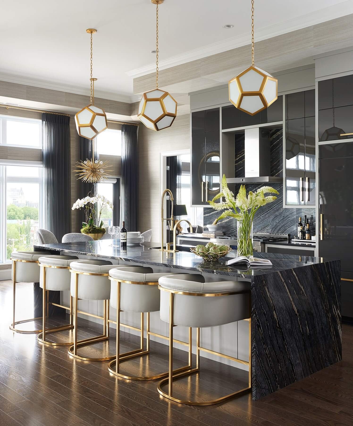 Black and Gold Kitchen Decor Lovely Marble Kitchen who Wore It Better