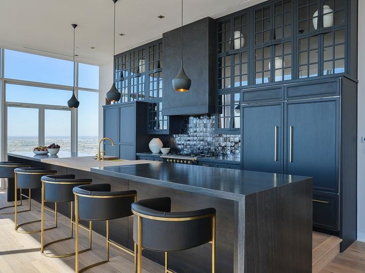 Black and Gold Kitchen Decor New Contemporary Black Kitchen Design Contemporary Kitchen