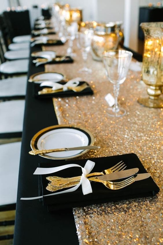 Black and Gold Wedding Decor Fresh 20 Black and Gold Wedding Color Ideas for Fall Winter