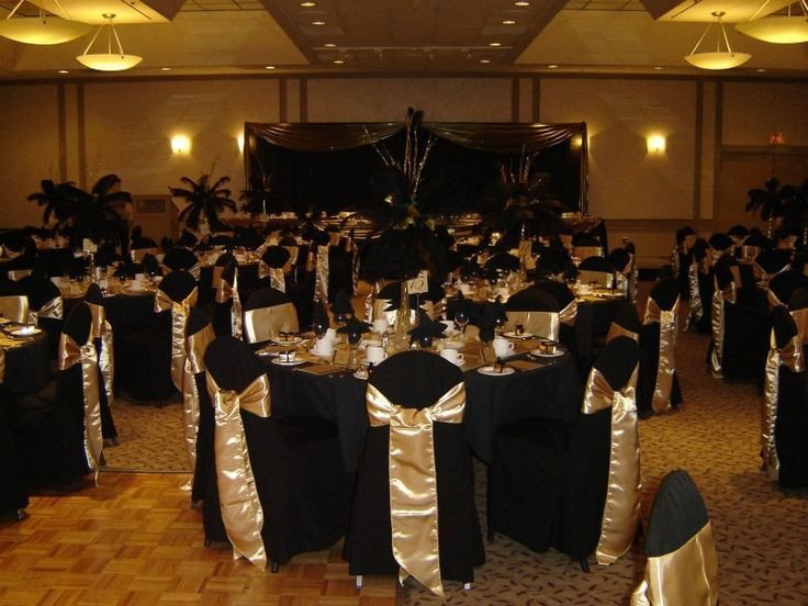 Black and Gold Wedding Decor Lovely Black &amp; Gold Wedding theme Google Search Quinceneara