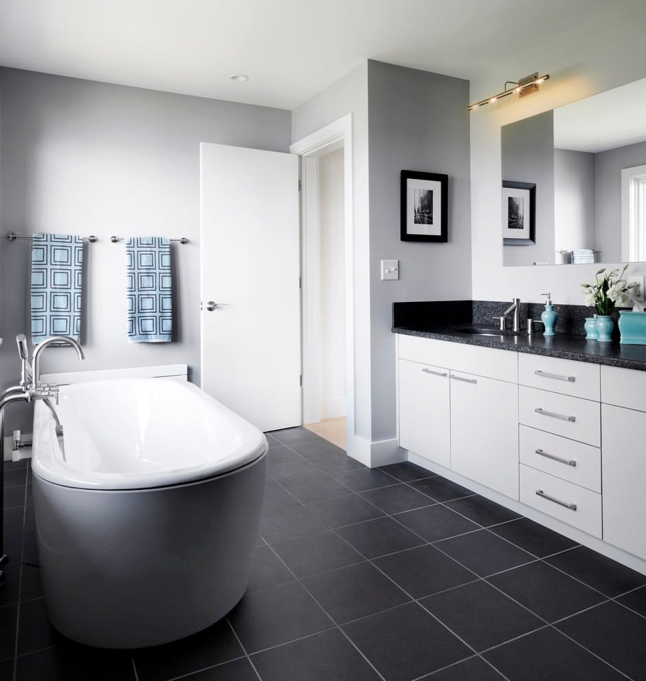 Black and Gray Bathroom Decor Fresh 22 Stylish Grey Bathroom Designs Decorating Ideas