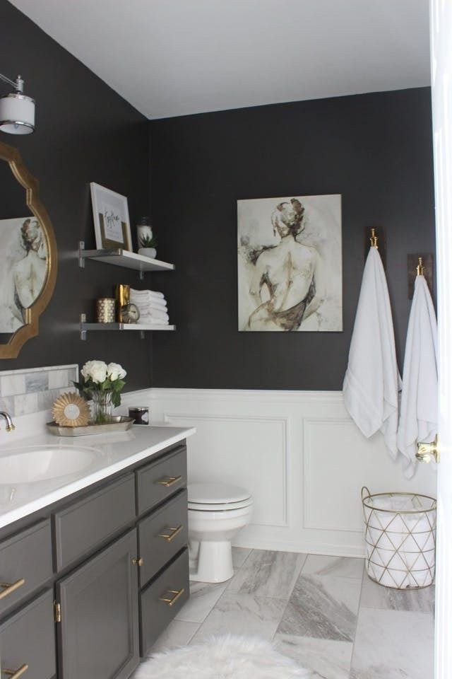 Black and Gray Bathroom Decor New the Best Things You Can Do to Your Bathroom for Under $100 Renters solutions