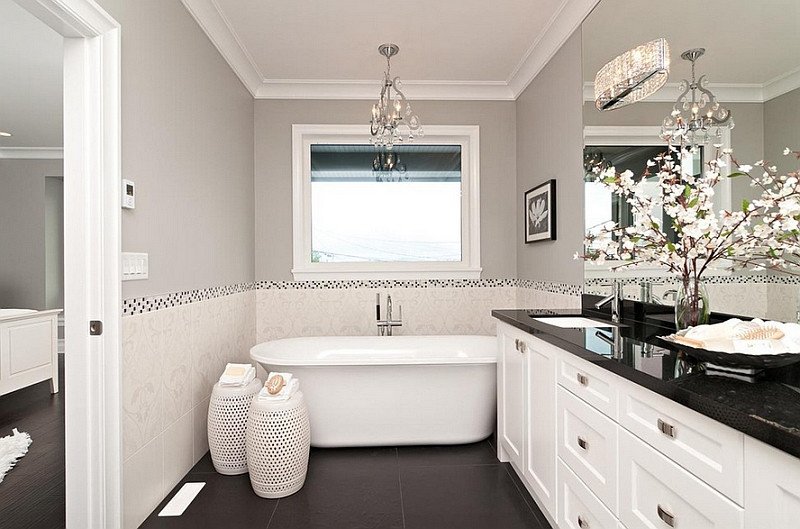 Black and Grey Bathroom Decor New Black and White Bathrooms Design Ideas Decor and Accessories