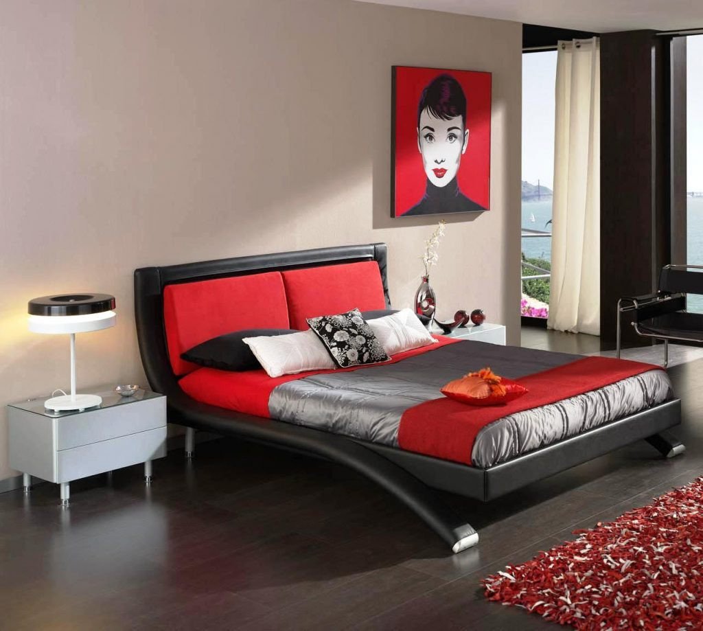 Black and Red Home Decor Elegant Bedrooms for Couples Red I Belong to My Master Stunning Romantic Red Master Bedroom Ideas with