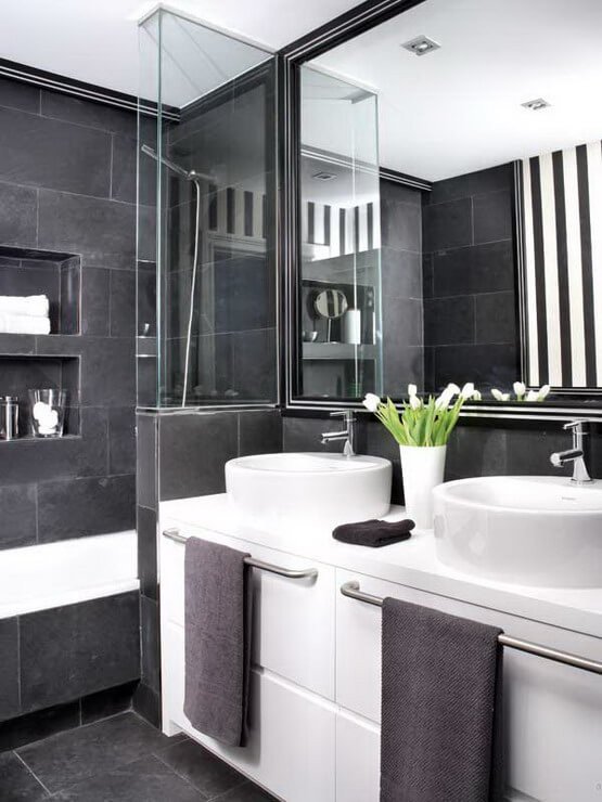 Black and Silver Bathroom Decor Awesome How to Master the Black Bathroom Trend Pivotech