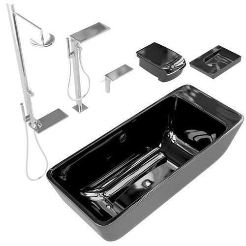 Black and Silver Bathroom Decor Unique 3d Black and Silver Bathroom Accessories