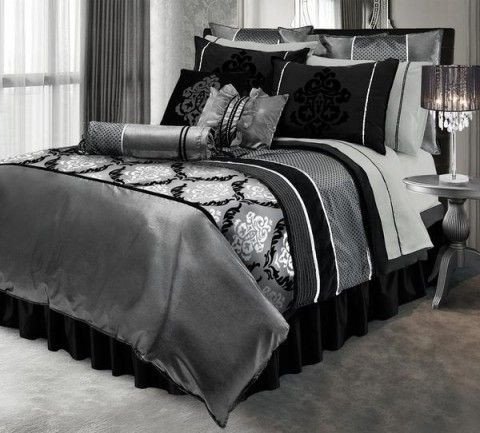 Black and Silver Home Decor New Black and Silver Duvet Set by Lawrence Home Bedroom Decor Ideas