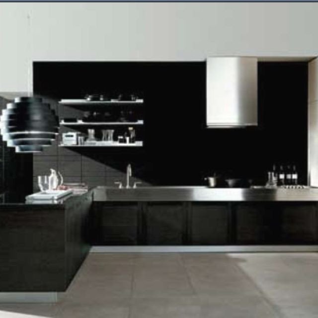 Black and Silver Kitchen Decor Elegant Black and Silver Kitchen My Future Home Interior Inspirations