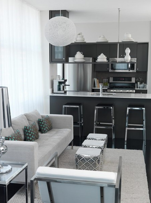 Black and Silver Kitchen Decor Lovely Madebygirl Design Black &amp; Silver Kitchen Inspiration