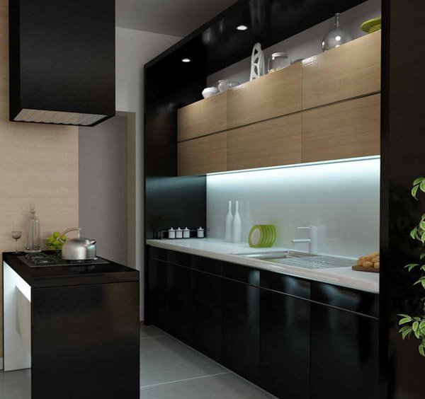 Black and Silver Kitchen Decor Luxury 15 Bold and Black Kitchen Designs