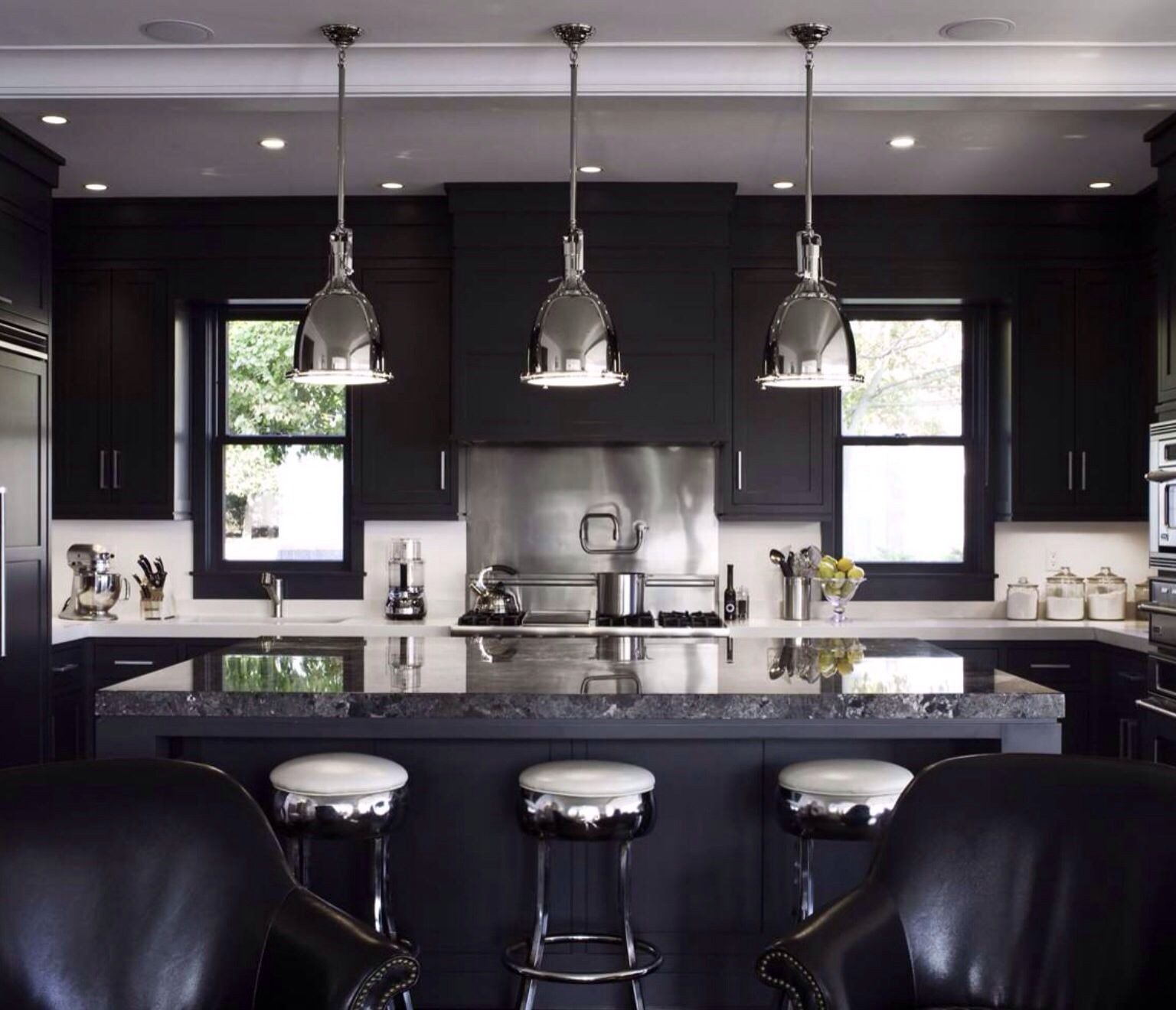 Black and Silver Kitchen Decor New Black and Silver Kitchen Home Decor In 2019