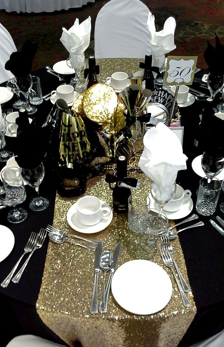 Black and Silver Table Decor Elegant Black Gold and Silver Centerpiece for A Black Tie Affair Decor by Davis Floral Creations