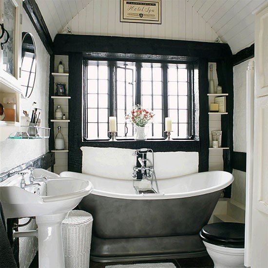 Black and White Bathroom Decor Awesome 71 Cool Black and White Bathroom Design Ideas Digsdigs