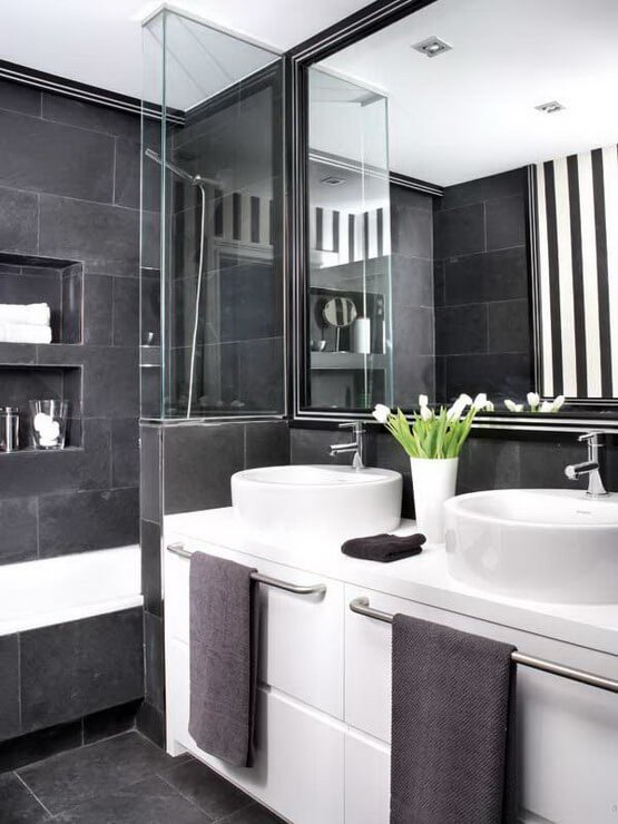 How to master the black bathroom trend Pivotech