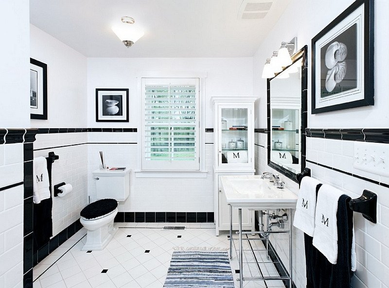 Black and White Bathroom Decor Best Of Black and White Bathrooms Design Ideas Decor and Accessories