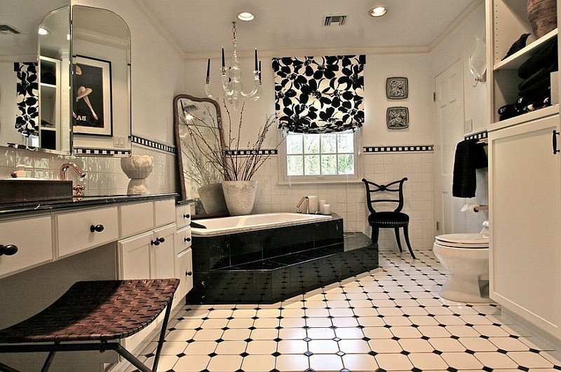 Black and White Bathroom Decor Elegant Black and White Bathrooms Design Ideas Decor and Accessories