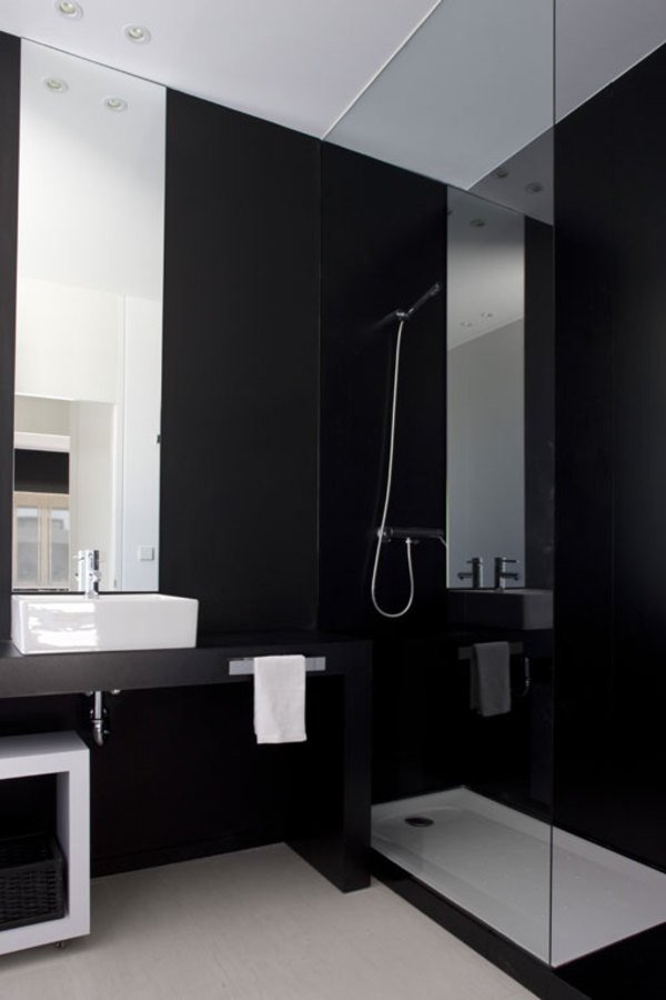 Black and White Bathroom Decor Lovely Cool Black and White Bathroom Design Ideas