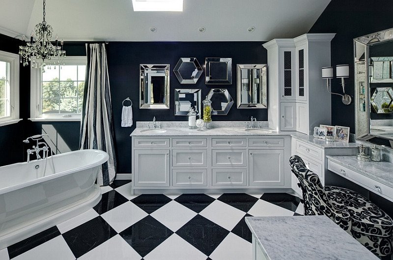 Black and White Bathroom Decor New Black and White Bathrooms Design Ideas Decor and Accessories