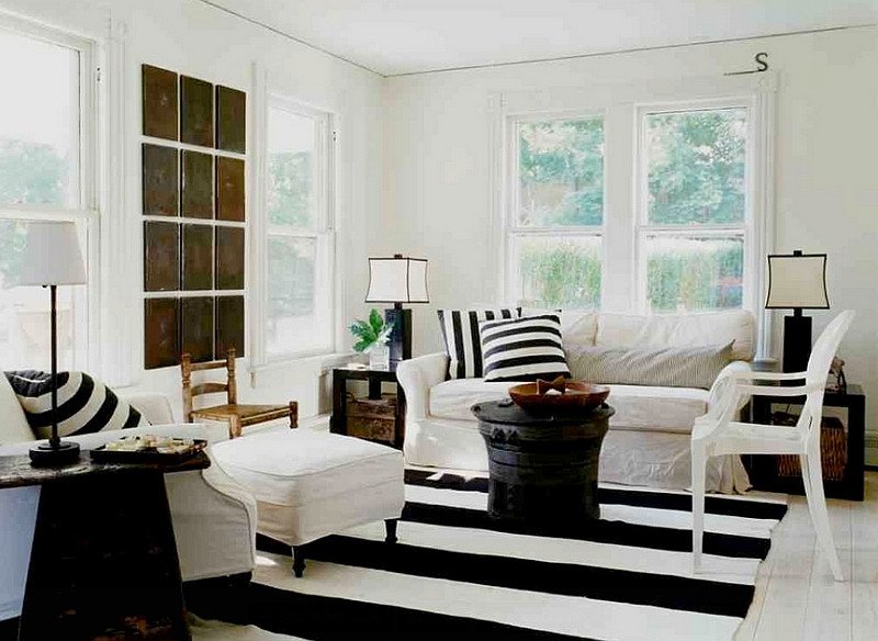 Black and White Farmhouse Decor Beautiful Black and White Living Rooms Design Ideas