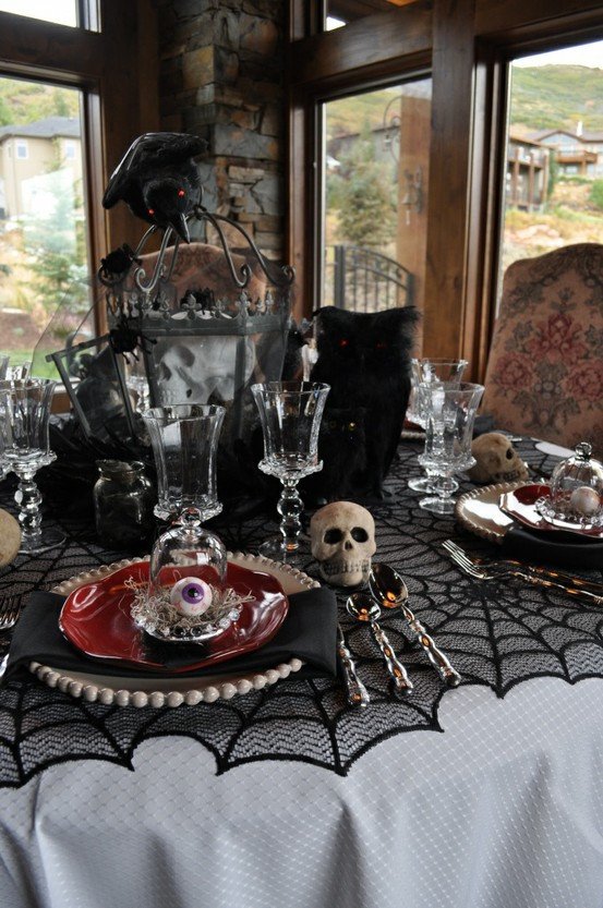 Black and White Halloween Decor Unique 70 Ideas for Elegant Black and White Halloween Decor Digsdigs