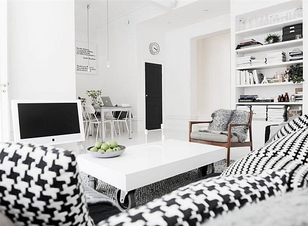 Black and White Home Decor Lovely Another Black and White Interior Design