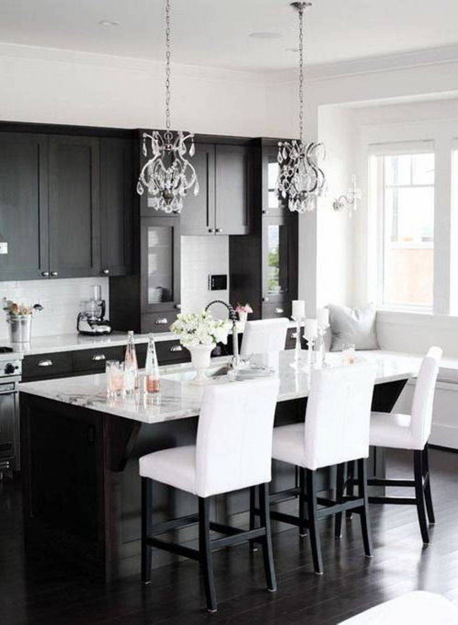 Black and White Kitchen Decor Beautiful Black and White Kitchen Ideas