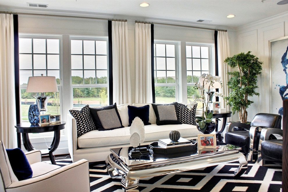 Black and White Living Room Decorating Ideas Beautiful Black and White Living Room Decoration