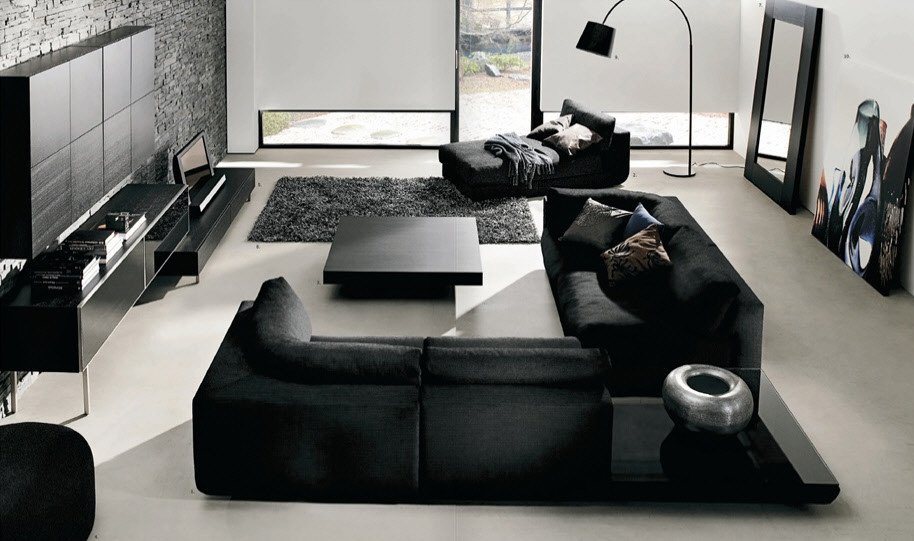 Black and White Living Room Decorating Ideas Beautiful Black and White Living Room Interior Design Ideas