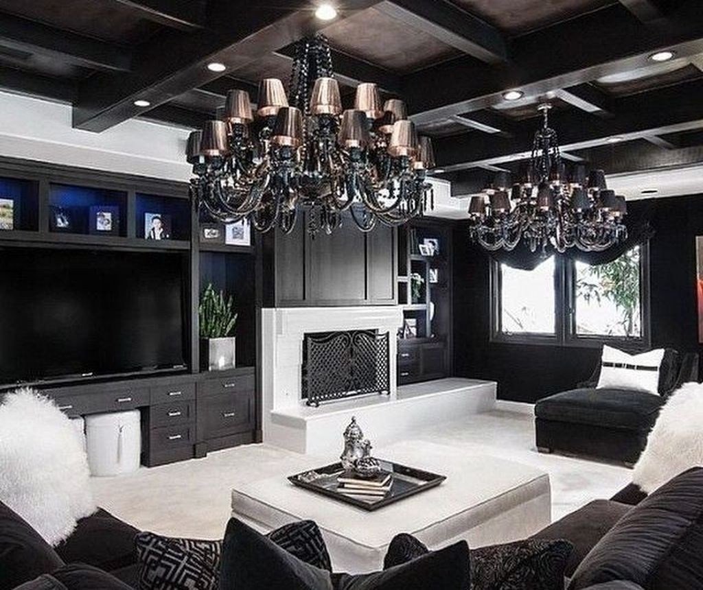 Black and White Living Room Decorating Ideas Lovely 48 Beautiful Black and White Interior Design Living Room Décor Ideas Homyfeed