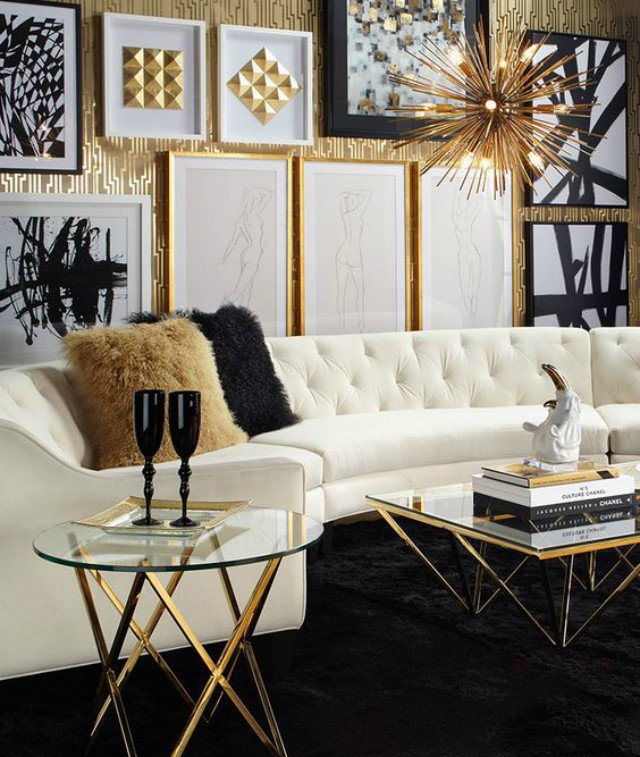 Black and White Living Room Decorating Ideas New 15 Black and White Living Room Ideas