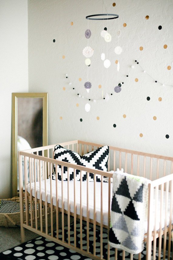 Black and White Nursery Decor Awesome Pearl S Black &amp; White Girl S Nursery Nursery Kids Room Decor