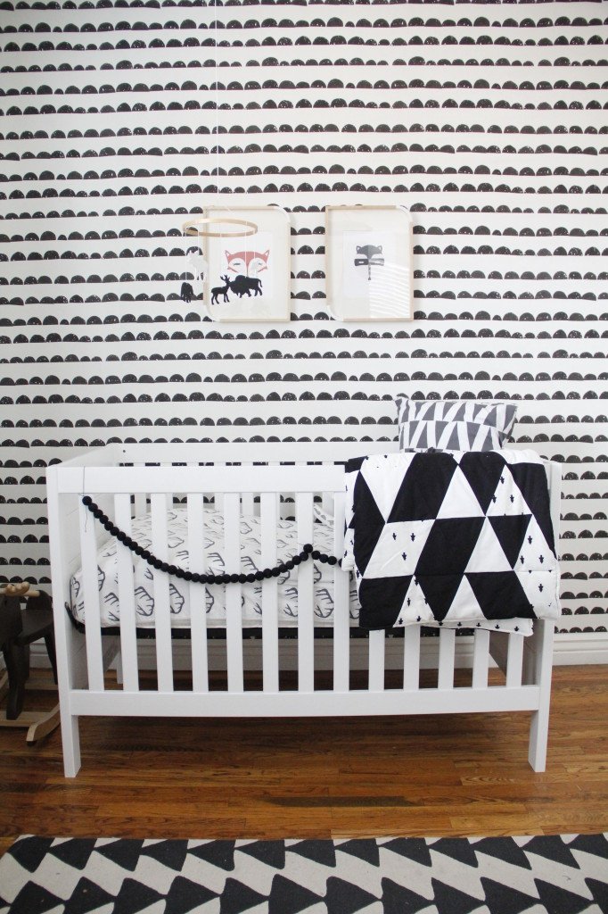 Black and White Nursery Decor Best Of Finn S Black and White Woodland Nursery Project Nursery